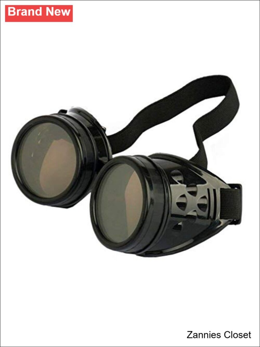 👻 Steampunk Goggles Mad Scientist Halloween Costume Cosplay Accessory Round